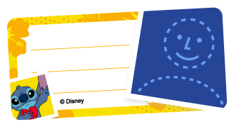 Disney Stitch card